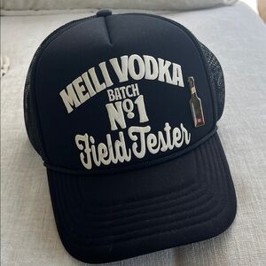 MadeWorn Black Mesh Back Trucker Cap